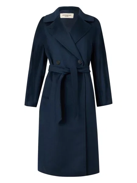 Weekend Max Mara Palton de primăvară-toamnă Dresina marin albastru