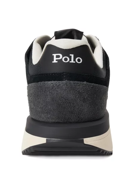 Briaunotas pusiau užtrauktukas zomšinės bokseriai Polo Ralph Lauren balta