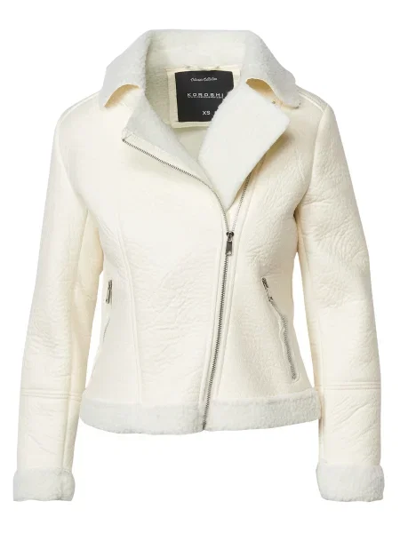 KOROSHI Geacă de primăvară-toamnă murdar alb