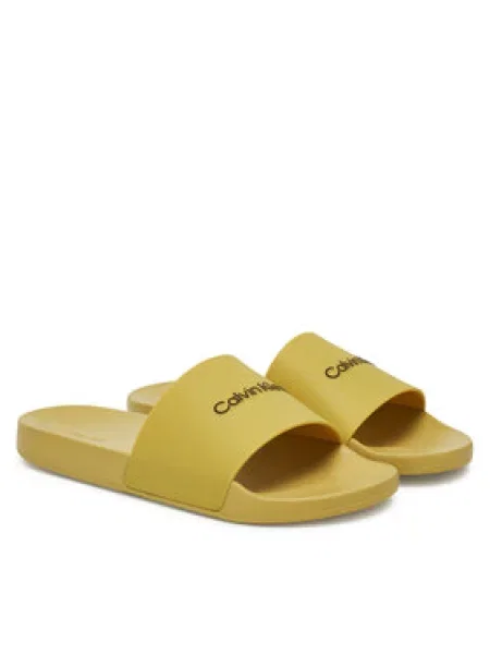 Pantofle Calvin Klein zelené
