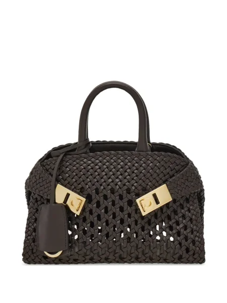 Geantă Ferragamo mini maro
