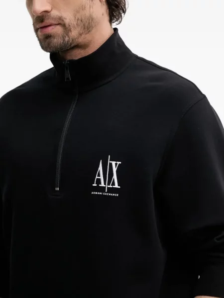 Hanorac Armani Exchange cu imagine negru