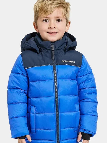 Didriksons Dětská bunda FOX KIDS JACKET modrá
