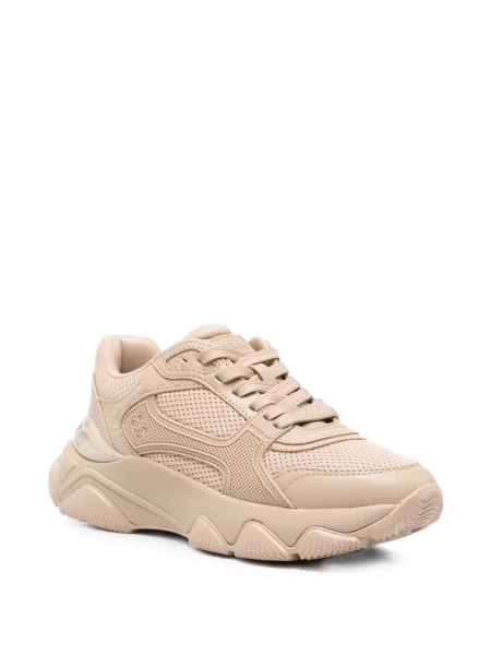 Sneakerși Guess din piele cu autograf