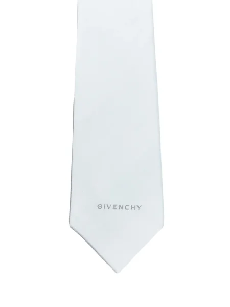 Cravată Givenchy cu autograf albastru