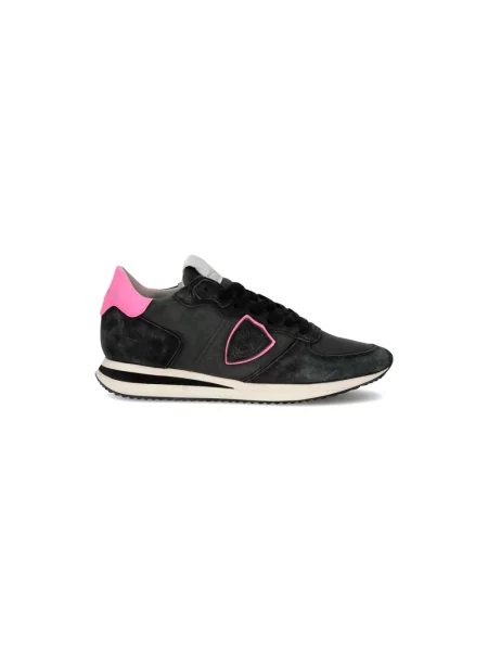 Buty do biegania Philippe Model zamszowe do biegania czarne
