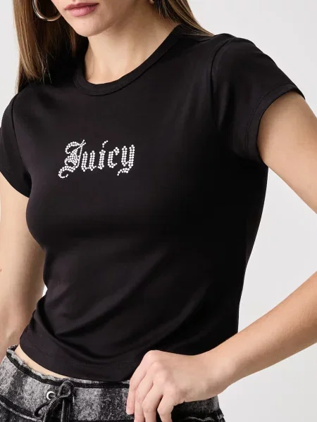 Juicy Couture футболка жіноча з віскозою OLD GOTHIC JUICY BABY