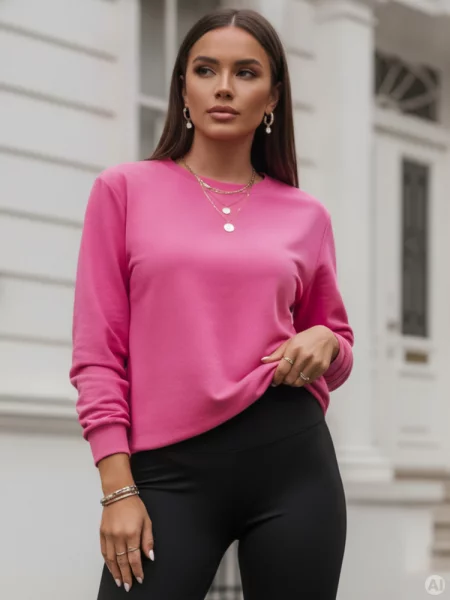 Bluza GLAMFLAIR Dstreet różowa