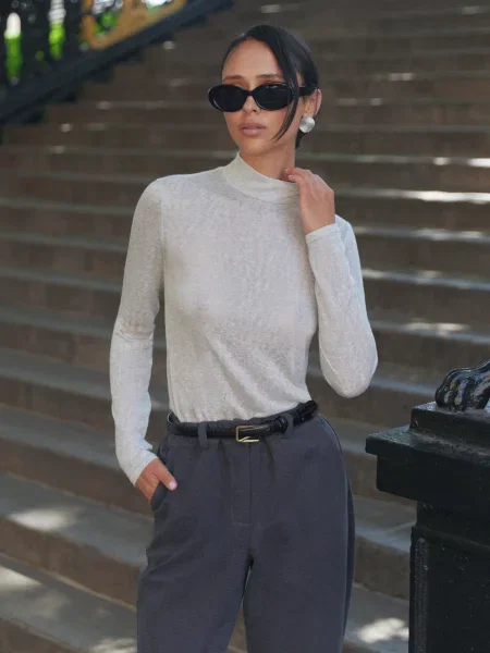 Кофта Seventeen бавовна/віскоза сірий