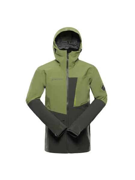 Kurtka trekkingowa wodoodporna Alpine Pro Zarr 2 zielona