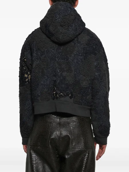 Φλοράλ hoodie Earthling Vip γκρι