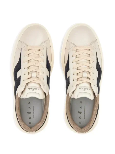 Sneakerși Hogan cu dungi cu platformă