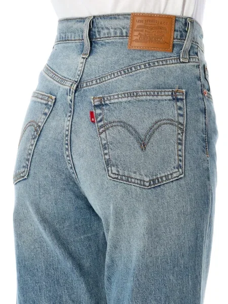 Blugi drepți Levi's® de cristal negru