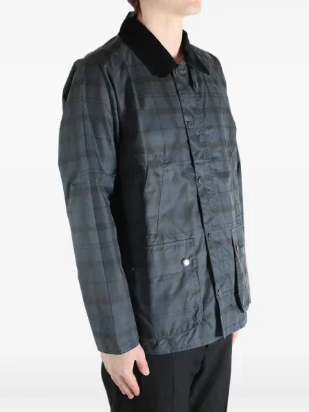 Восъчен яке Barbour синьо