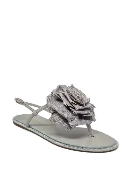 Sandale Le Silla cu model floral cu aplicații gri