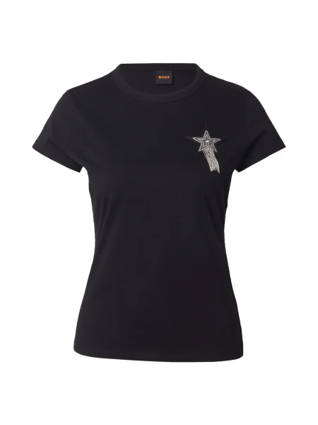 BOSS T-shirt Endora crna