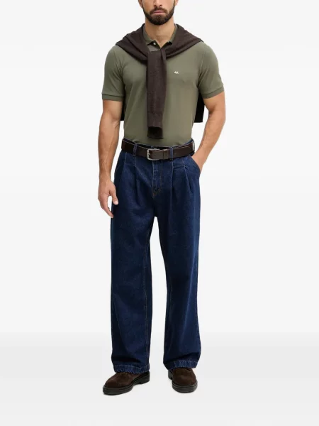 Tricou polo Lindbergh cu autograf verde