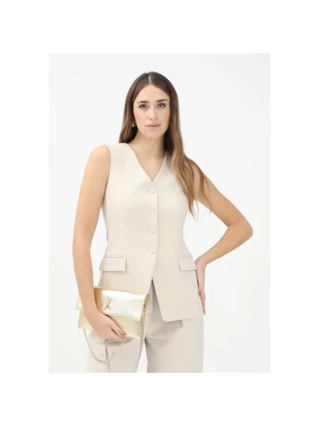Kamizelka Patrizia Pepe beżowa
