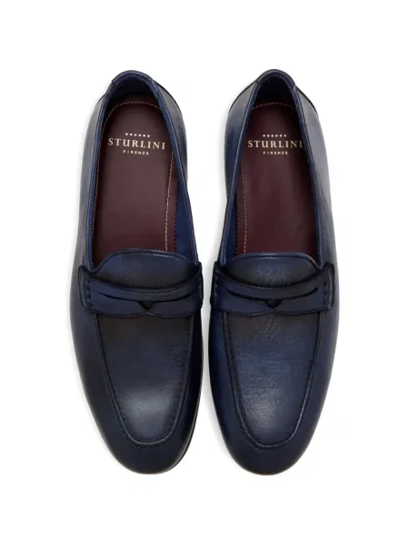 Pantofi loafer Sturlini Firenze din piele albastru