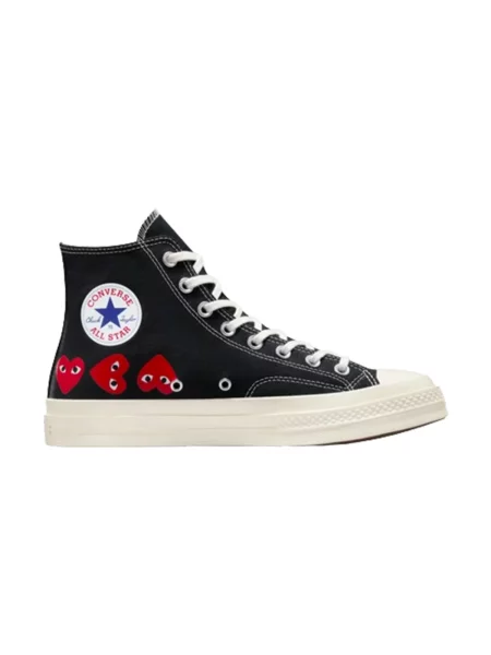 Sneakersy Comme Des Garcons w serca płócienne czarne