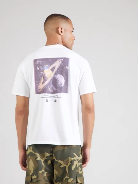 LEVI'S ® Tričko slonová kosť / levanduľová / čierna biela