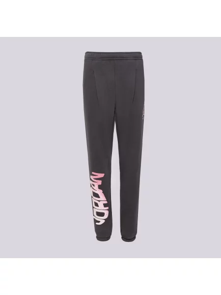 Jordan Spodnie Jumpman Club Pleated Flc Pant Girl czarne