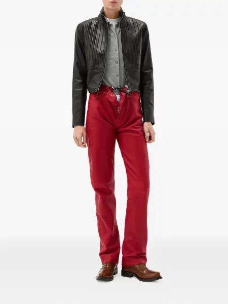 Geanta de piele Versace negru