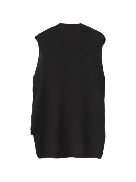 Pulover Comme Des Garcons Homme Plus fără mâneci chunky negru