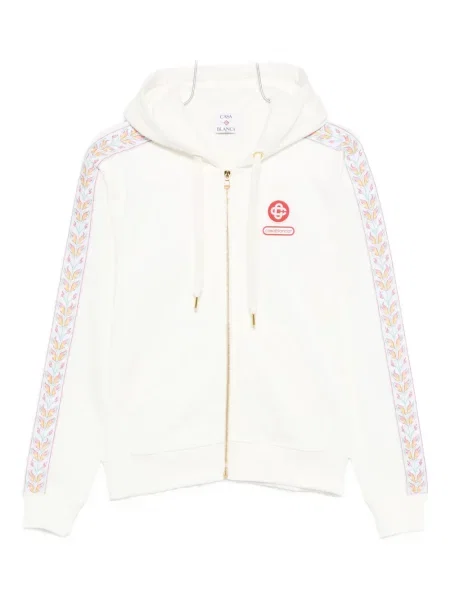 Geacă Casablanca cu glugă alb