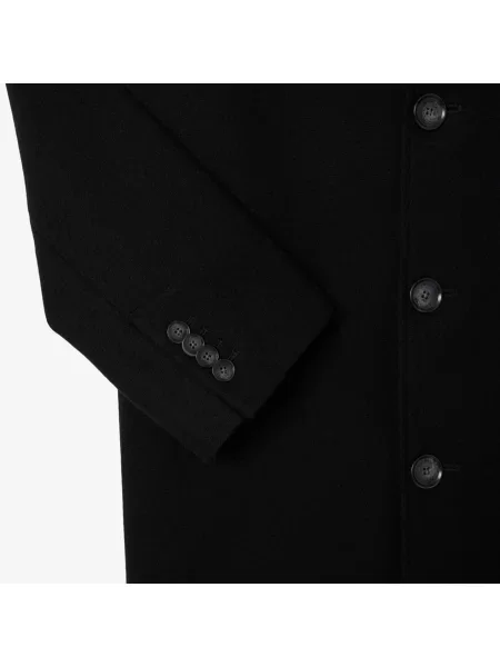 Lacoste Płaszcz Classic Fit czarny