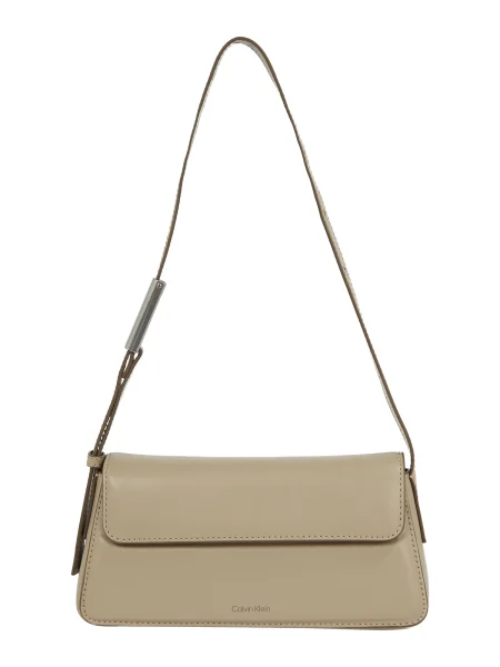 Calvin Klein Jeans Torbica Belted Small Shoulder Bag bež
