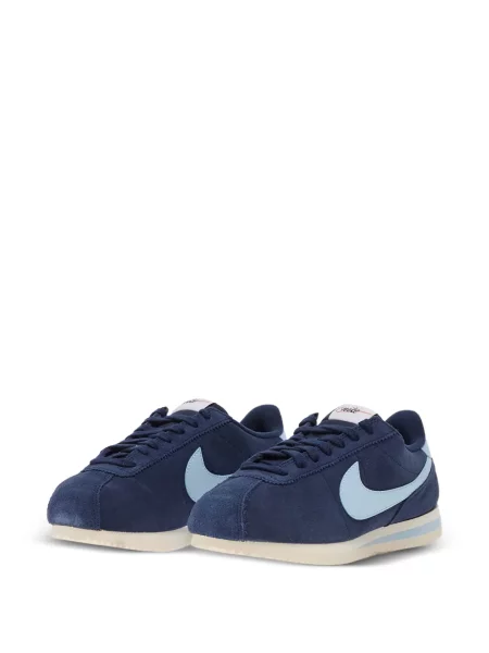 Велурени маратонки Nike Cortez синьо