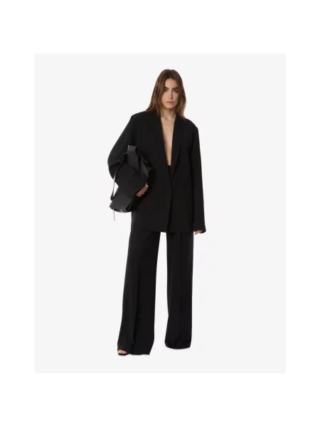 Spodnie Alberta Ferretti czarne