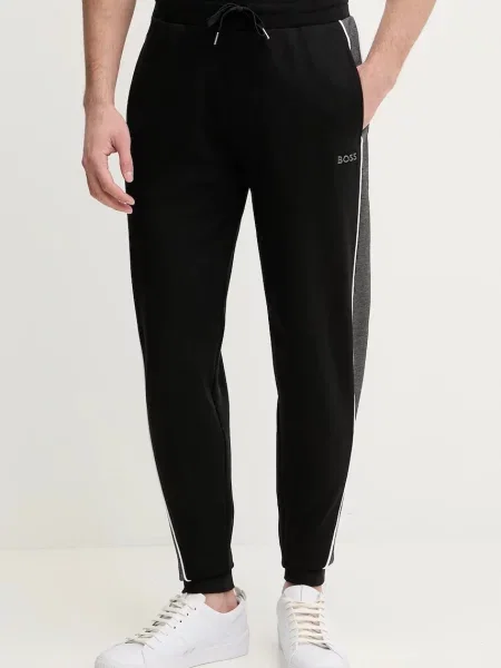 BOSS pantaloni de lounge Tracksuit Pants negru