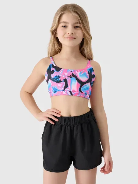 Pantaloni scurți copii 4f negru