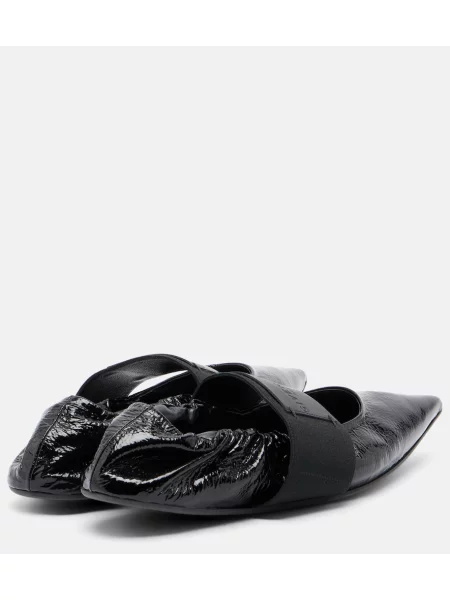 Balerini Givenchy din piele negru