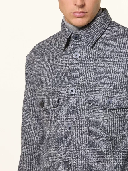 Maerz Muenchen Kardigan blau biały