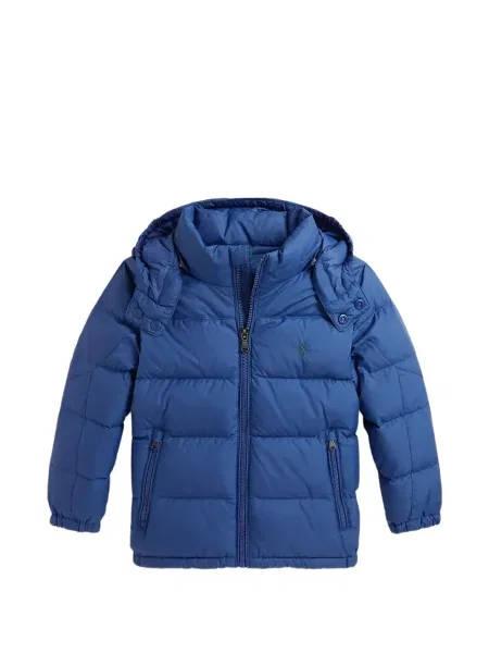 Kurtka puchowa dziecięca Polo Ralph Lauren niebieska