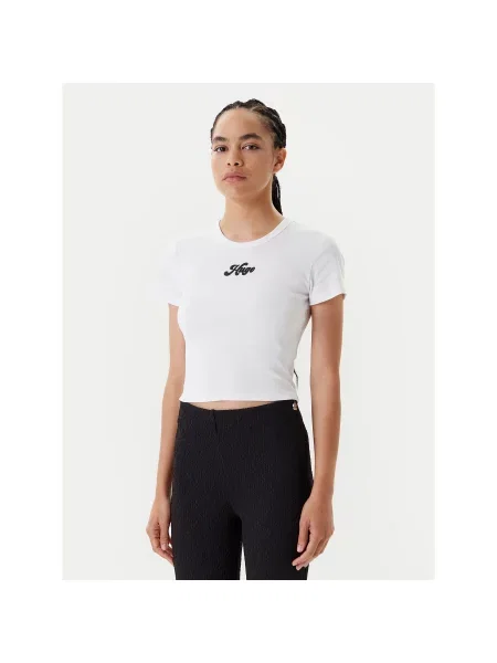 HUGO T-shirt Slim Fit bež