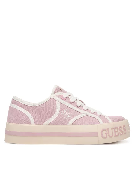 Кеди Guess рожевий