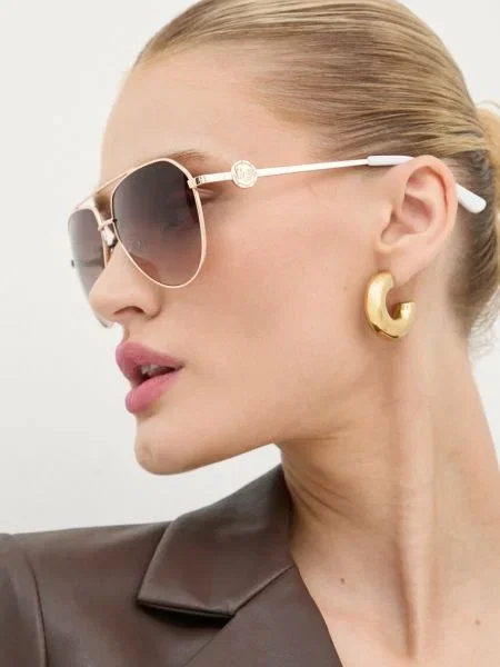 Guess Akcesoria Kobieta ONE SIZE Złote Okulary Aviator dla Kobiet żółty