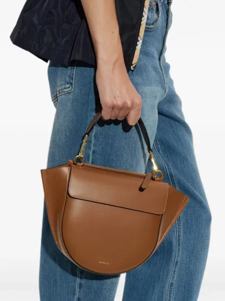 Geantă shopper Wandler din piele maro