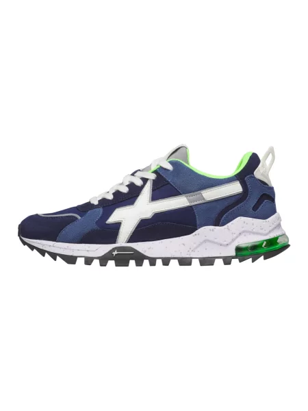 Sneakersy W6yz zamszowe niebieskie
