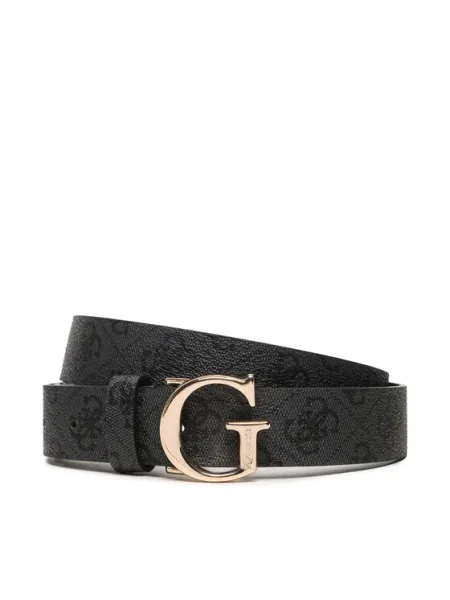 Bőr állítható öv Guess fekete