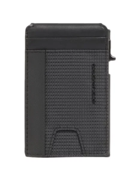 Portofel Piquadro cu autograf negru