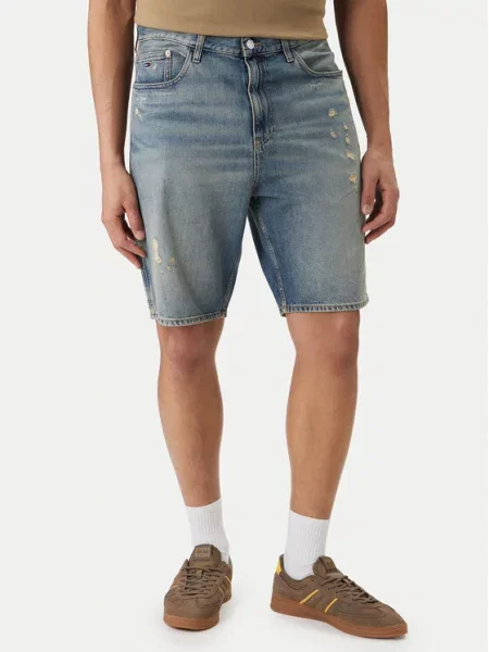 Džínové šortky Tommy Jeans modré