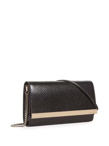 Geantă plic Dsquared2 din piele negru