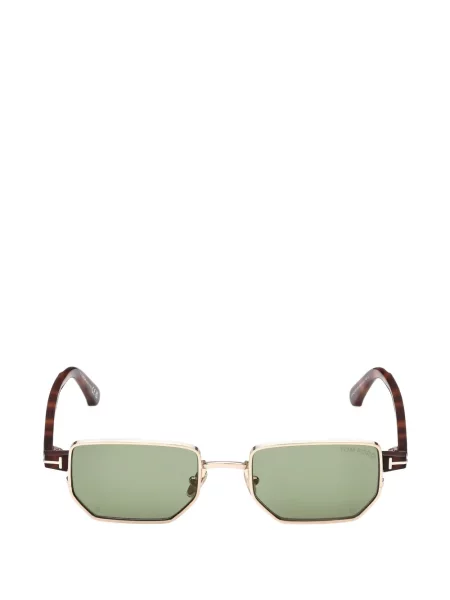Ochelari de soare Tom Ford Eyewear cu imprimeu geometric maro