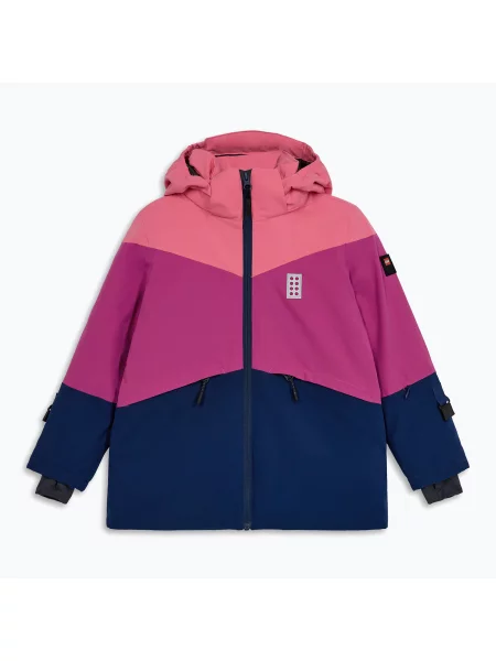 Детско скиорско яке LEGO Lwjested fuchsia червено