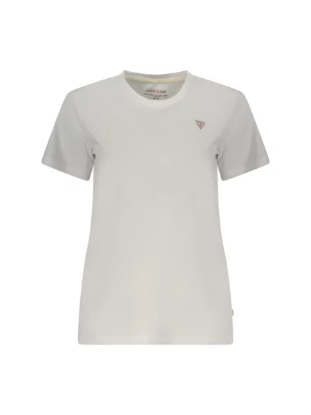 T-shirt Guess JEANS Classic Mini Triangle Tee Pure White S biała